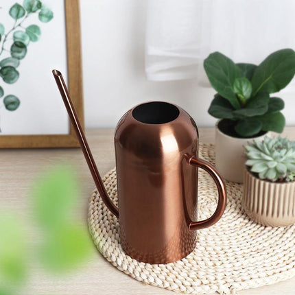 Konewka ze stali nierdzewnej Bia | Pojemność 1,5 litra | 3 zakończenie | 10" szer. x 8" wys. | Nowoczesne akcesoria do pielęgnacji roślin