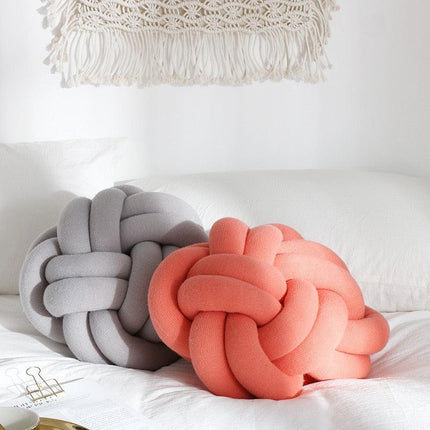 Poduszka do rzucania bawełnianą makramą z sześcioma funkcjonalnymi | Przytulne poduszki dekoracyjne do salonu i sypialni | Styl Shabby Chic | 6 trzymających trzymających | 15,4 x 11,8 x 6,3 cala | Można prać iw pralce | Akcesoria do uroku Boho