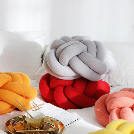Poduszka do rzucania bawełnianą makramą z sześcioma funkcjonalnymi | Przytulne poduszki dekoracyjne do salonu i sypialni | Styl Shabby Chic | 6 trzymających trzymających | 15,4 x 11,8 x 6,3 cala | Można prać iw pralce | Akcesoria do uroku Boho