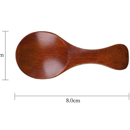 Zestaw drewnianych łyżek do przypraw | 4 sztuki | Drewno Schima Superba | Łyżka do słoiczki na sól i przyprawy | Jasne i ciemne kolory | Rozmiar 7,0 x 3,5 cm | Wielki dodatek do spiżarni | Tylko pranie ręczne