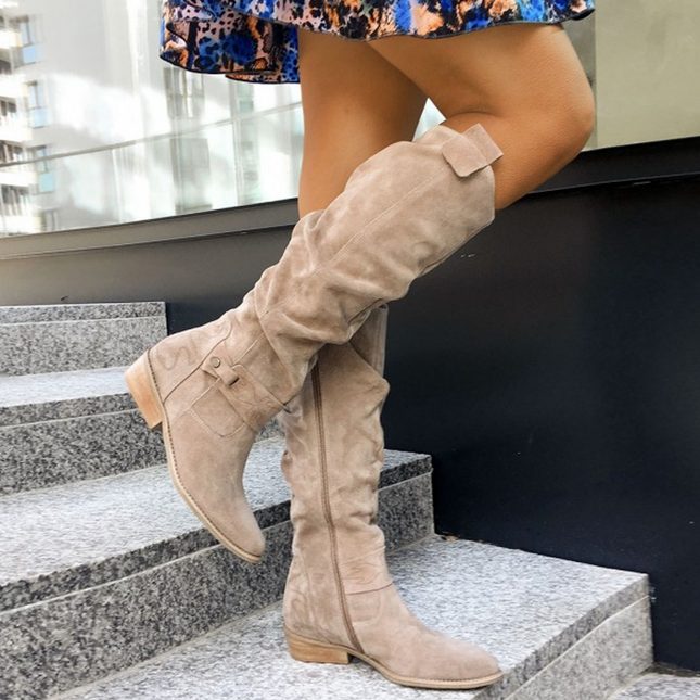 Modne damskie buty na obcasie Jane | Amortyzowana wkładka | Podeszwa antypoślizgowa | Ciepła skóra syntetyczna | Wszechstronna moda | Czarny, brązowy, szary | Rozmiary AU 4-14 (UE 35-45) | Wygodny, dopasowany krój na zimne dni