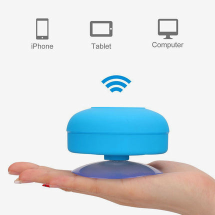 Wodoodporny bezprzewodowy głośnik Bluetooth | Przenośna konstrukcja przyssawki | Moc wyjściowa 3 W | 5 godzin zamknięty | Zasięg 10 metrów | kompatybilność z komputerem stacjonarnym, ścianą, oknem | Ładowanie USB | Dostępne w wielu kolorach