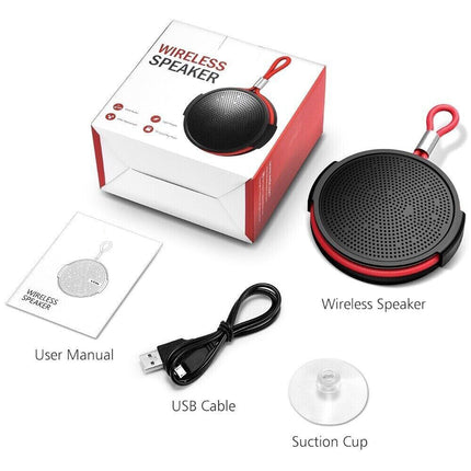 Przenośny głośnik Bluetooth | Woododporny dźwięk bezprzewodowy | 8H Czas ochronny | Woododporny IPX5 | Rozmowy w postępowaniu głośnomówiącym | Zasięg 33 stóp | Bluetooth 4.2 | Uniwersalna kompatybilność | wykorzystanie wynikające z kart TF