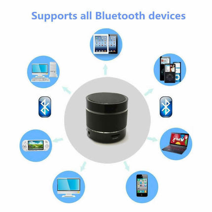 Przenośny głośnik Bluetooth | Światło bezpieczne kolor LED | Wbudowany mikrofon | Łączność USB i AUX | Akumulator | Stereofoniczny dźwięk przestrzenny | kompatybilny z iPhonem, Androidem i Echo