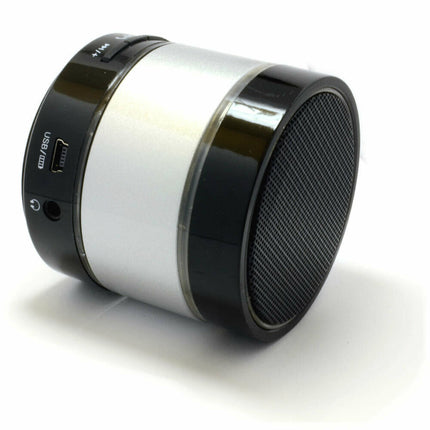 Przenośny głośnik Bluetooth | Światło bezpieczne kolor LED | Wbudowany mikrofon | Łączność USB i AUX | Akumulator | Stereofoniczny dźwięk przestrzenny | kompatybilny z iPhonem, Androidem i Echo