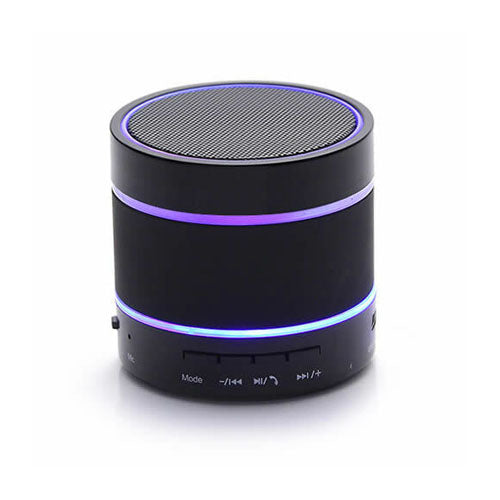 Przenośny głośnik Bluetooth | Światło bezpieczne kolor LED | Wbudowany mikrofon | Łączność USB i AUX | Akumulator | Stereofoniczny dźwięk przestrzenny | kompatybilny z iPhonem, Androidem i Echo