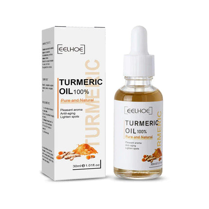 Kurkumowe serum wzmacniające blask | Kurkuma Pielęgnacja skóry | Korektor ciemnych plam | Naturalne składniki | 30 ml | Formuła wzbogacona w przeciwutleniacze | Rozjaśnia i wyrównuje koloryt skóry | Nawilżenie przeciwstarzeniowe | Serum do twarzy