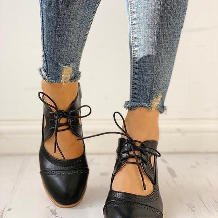MABEL | Buty ortopedyczne w stylu vintage | Podeszwa antypoślizgowa | Stylowy komfort | Poprawiona pozycja | Zalecany rozmiar większy