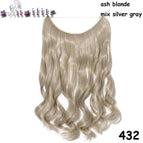 Popielaty blond Mix srebrnych kręconych