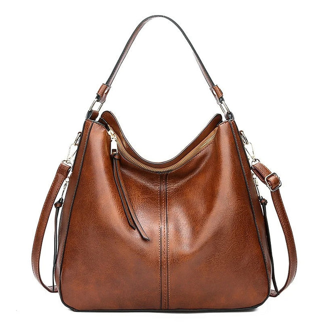 WIATR | Damska torba na ramię Hobo w stylu vintage | Modna torebka o dużej pojemności | Miękka, luźna sylwetka ze stylowymi detalami | Idealny do pracy, podróży, wypraw | Pasuje do udostępnienia | Codzienny styl bez wprowadzenia