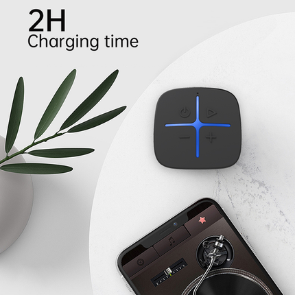 Przenośny sterownik Bluetooth 5.0 | Przyssawka | 10 godzin czasu gry | Moc 5 W | IP65 | Model MZ-513 | kompatybilny z książką audio | Odłączana przyssawka do łazienki | Bateria 650 mAh | Zasilanie prądem stałym 3,7 V