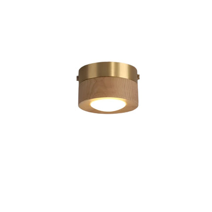 Lampa sufitowa LED z drewna orzechowego | Ciepłe oświetlenie | Zrównoważony projekt | Eleganckie wykonanie | Naturalne ziarno drewna | Energooszczędny