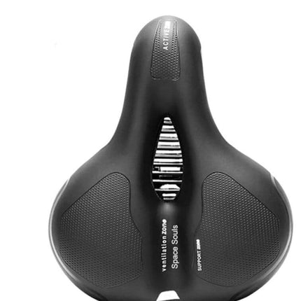 CloudComfort Pro | Ergonomiczne amortyzowane siodełko rowerowe | Wbudowane oświetlenie | Oddychający i odporny na warunki atmosferyczne | Bezbolesny komfort jazdy na rowerze | Miękka konstrukcja odciążająca